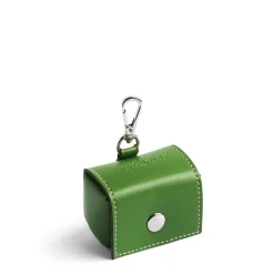 Daylesford Organic Pet Accessories>Apple Leather Poo Bag Holder Green