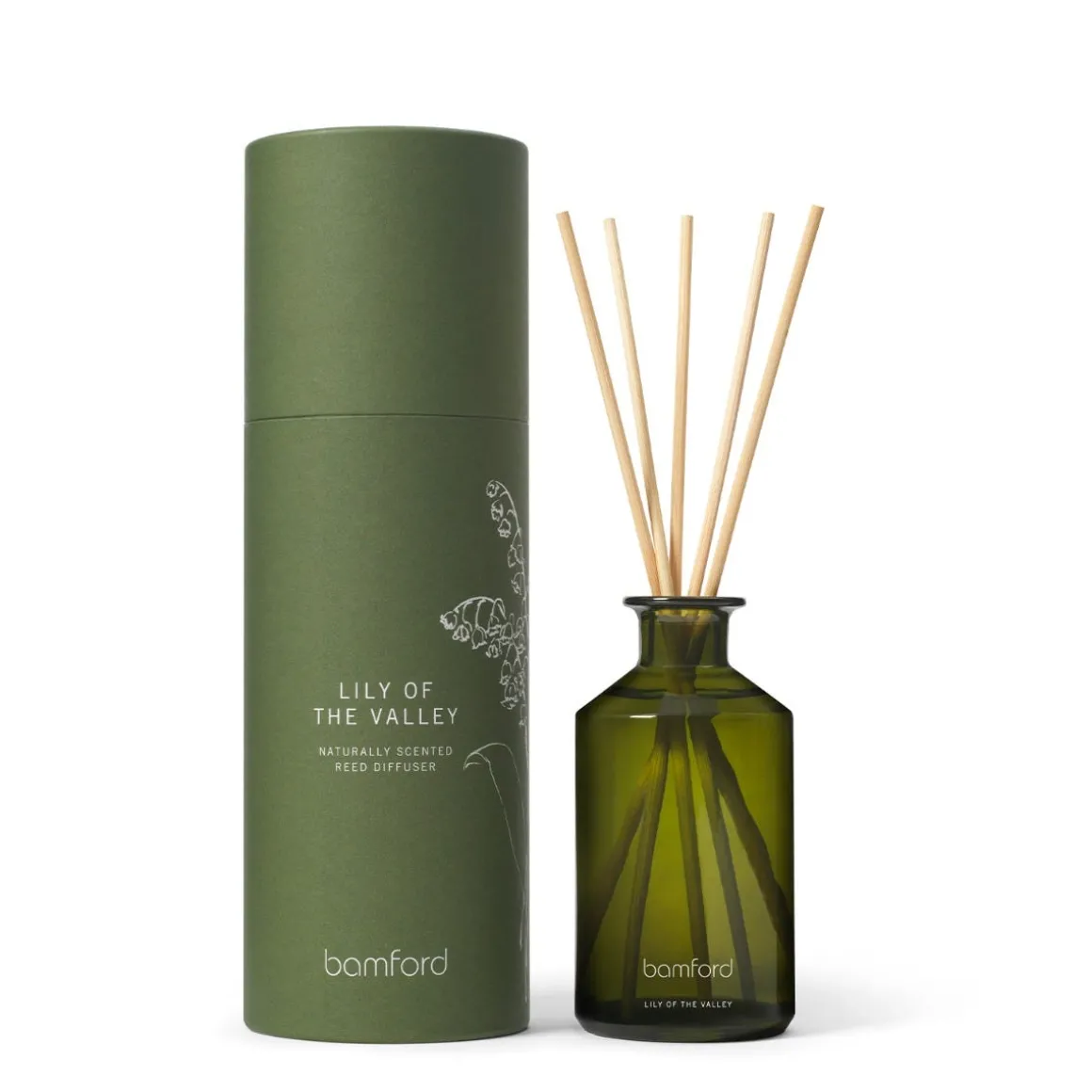Daylesford Organic Bamford|Candle & Diffuser Gift Sets>Bamford Lily of the Valley Flora Diffuser Gift Set