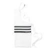 Daylesford Organic Aprons & Tea Towels>Black & White Stripe Apron