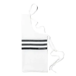 Daylesford Organic Aprons & Tea Towels>Black & White Stripe Apron
