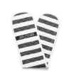 Daylesford Organic Aprons & Tea Towels>Black & White Stripe Double Oven Glove