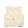 Daylesford Organic Children's Clothing>Childrens Gilet Natural Wool