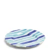 Daylesford Organic Tableware>Circus Stripe Blue Dinner Plate