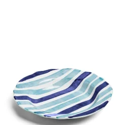 Daylesford Organic Tableware>Circus Stripe Blue Large Bowl
