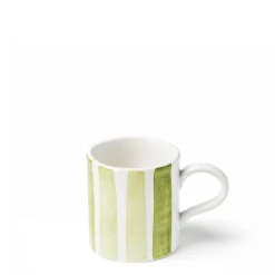 Daylesford Organic Tableware>Circus Stripe Green Mug