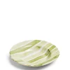 Daylesford Organic Tableware>Circus Stripe Green Shallow Bowl