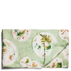 Daylesford Organic Table Linen|Tableware>Daylesford x Colefax Quince Garden Tablecloth in Green