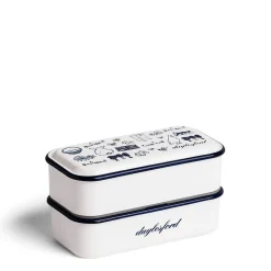 Daylesford Organic Food Storage>Double Rectangular Bento Box