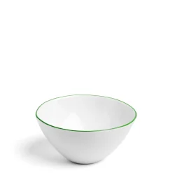 Daylesford Organic Tableware>Edge Bowl Dark Green Large