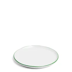 Daylesford Organic Tableware>Edge Breakfast Plate Dark Green
