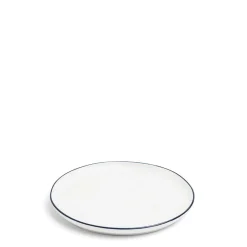 Daylesford Organic Tableware>Edge Dessert Plate Blue