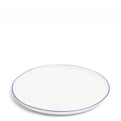 Daylesford Organic Tableware>Edge Dinner Plate Blue