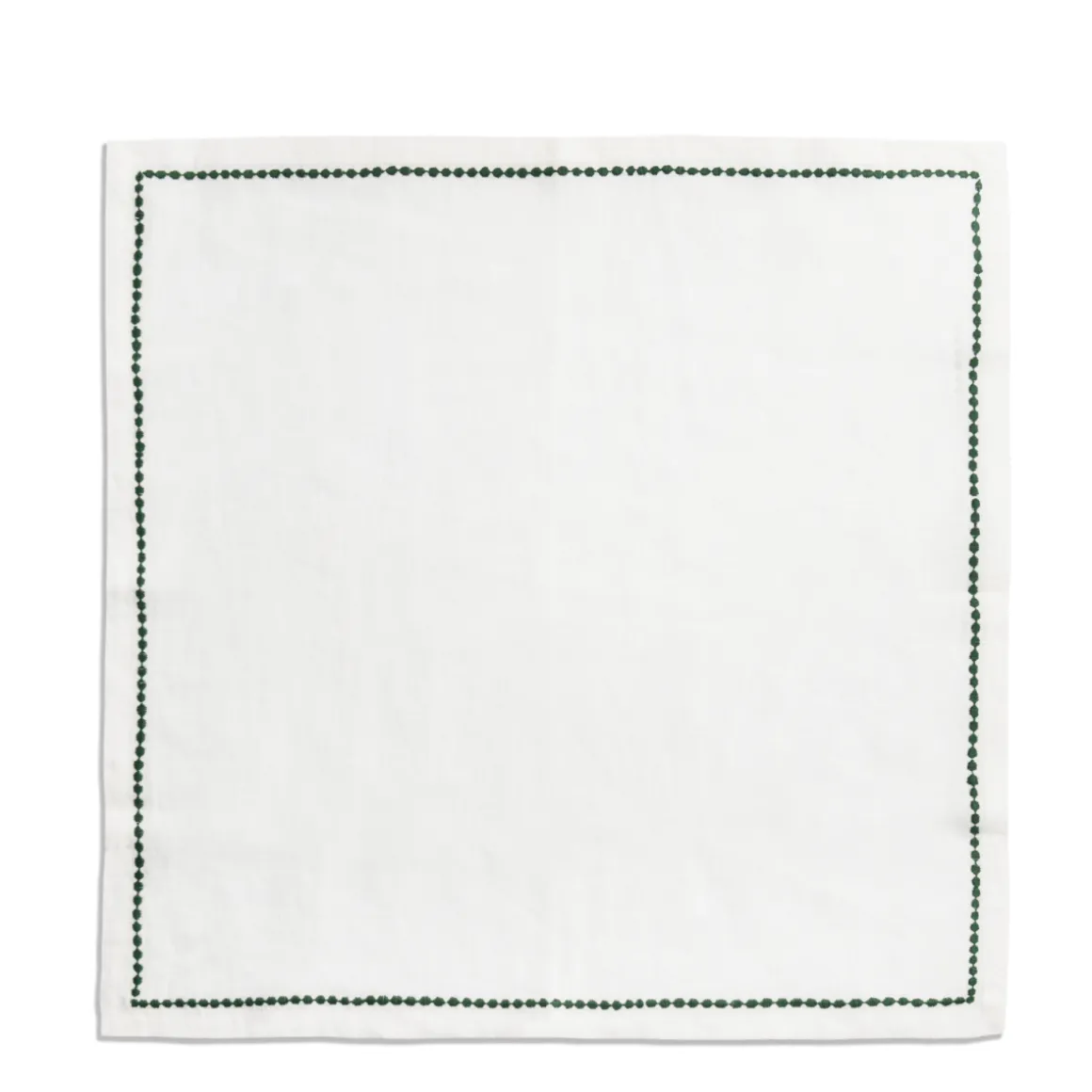 Daylesford Organic Table Linen|Tableware>Edge Napkin Green Dot
