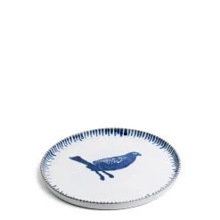 Daylesford Organic Tableware>Galley Blue Skylark Side Plate