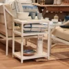 Daylesford Organic Garden Furniture>Kingham 2 Tier Side Table, White