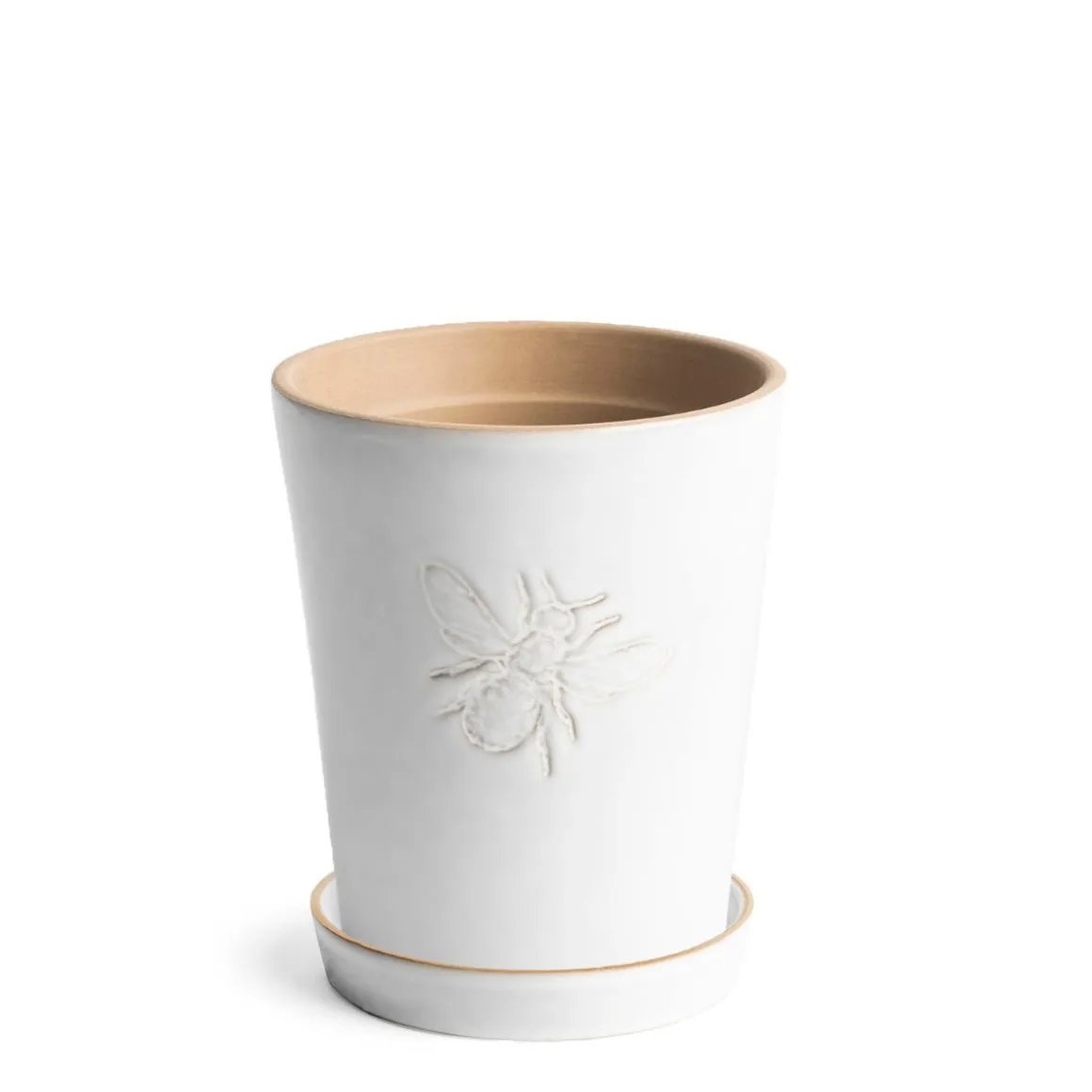 Daylesford Organic Pots>Large Lucas Bee Planter With Saucer
