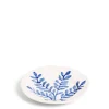Daylesford Organic Tableware>Leaf Side Plate Blue