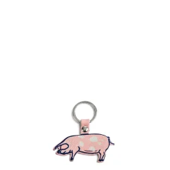 Daylesford Organic Bags & Baskets>Leather Pig Keyring