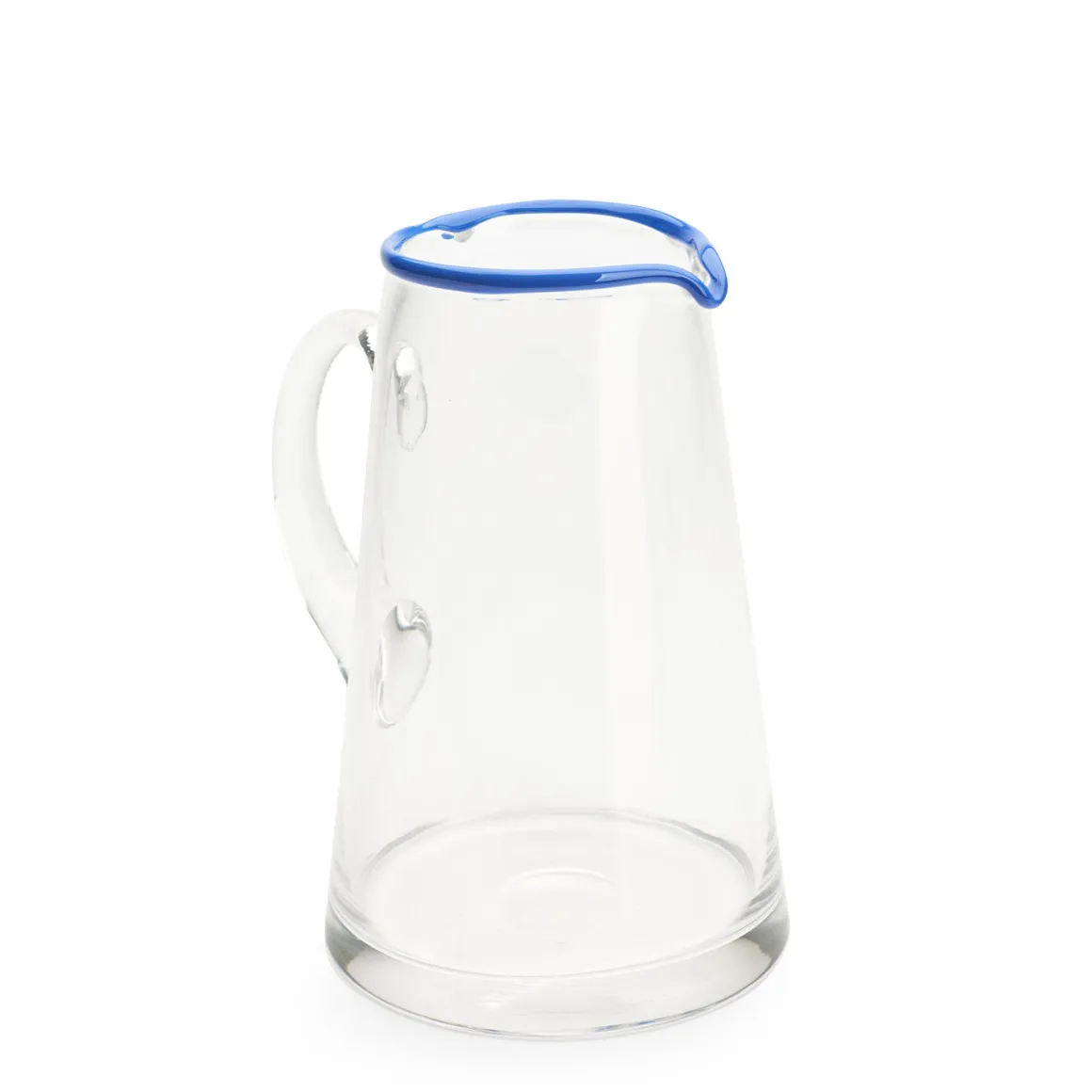 Daylesford Organic Glassware|Tableware>Ledbury Jug Blue Tipped