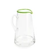 Daylesford Organic Glassware|Tableware>Ledbury Jug Green Tipped
