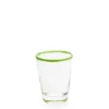 Daylesford Organic Glassware|Tableware>Ledbury Tumbler Green Tipped Small