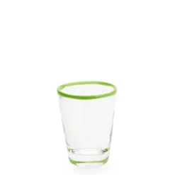 Daylesford Organic Glassware|Tableware>Ledbury Tumbler Green Tipped Small