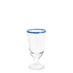 Daylesford Organic Glassware|Tableware>Ledbury Wine Glass Blue Tipped