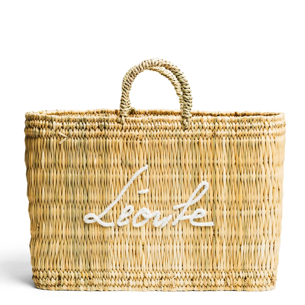 Daylesford Organic Bags & Baskets>Léoube White Basket Bag