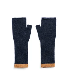 Daylesford Organic Clothing>Maidens Mittens Navy & Camel