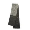 Daylesford Organic Clothing>Mens Shin Scarf Charcoal