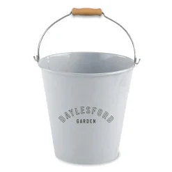 Daylesford Organic Baskets & Trugs>Metal Bucket with Wooden Handle