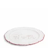 Daylesford Organic Tableware>Mushroom Dance Plate Claret