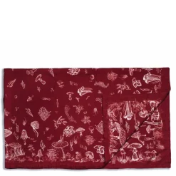 Daylesford Organic Table Linen|Tableware>Mushroom Tablecloth Claret