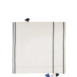 Daylesford Organic Table Linen|Tableware>Nila Margin Napkin Blue