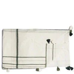 Daylesford Organic Table Linen|Tableware>Nila Margin Tablecloth Green