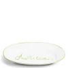 Daylesford Organic Tableware>Oddington Oval Platter Green Delicious