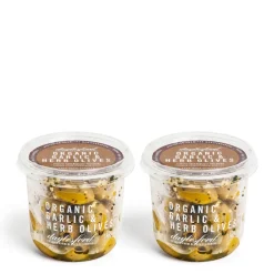 Daylesford Organic Deli>Organic Garlic & Herb Olives x2