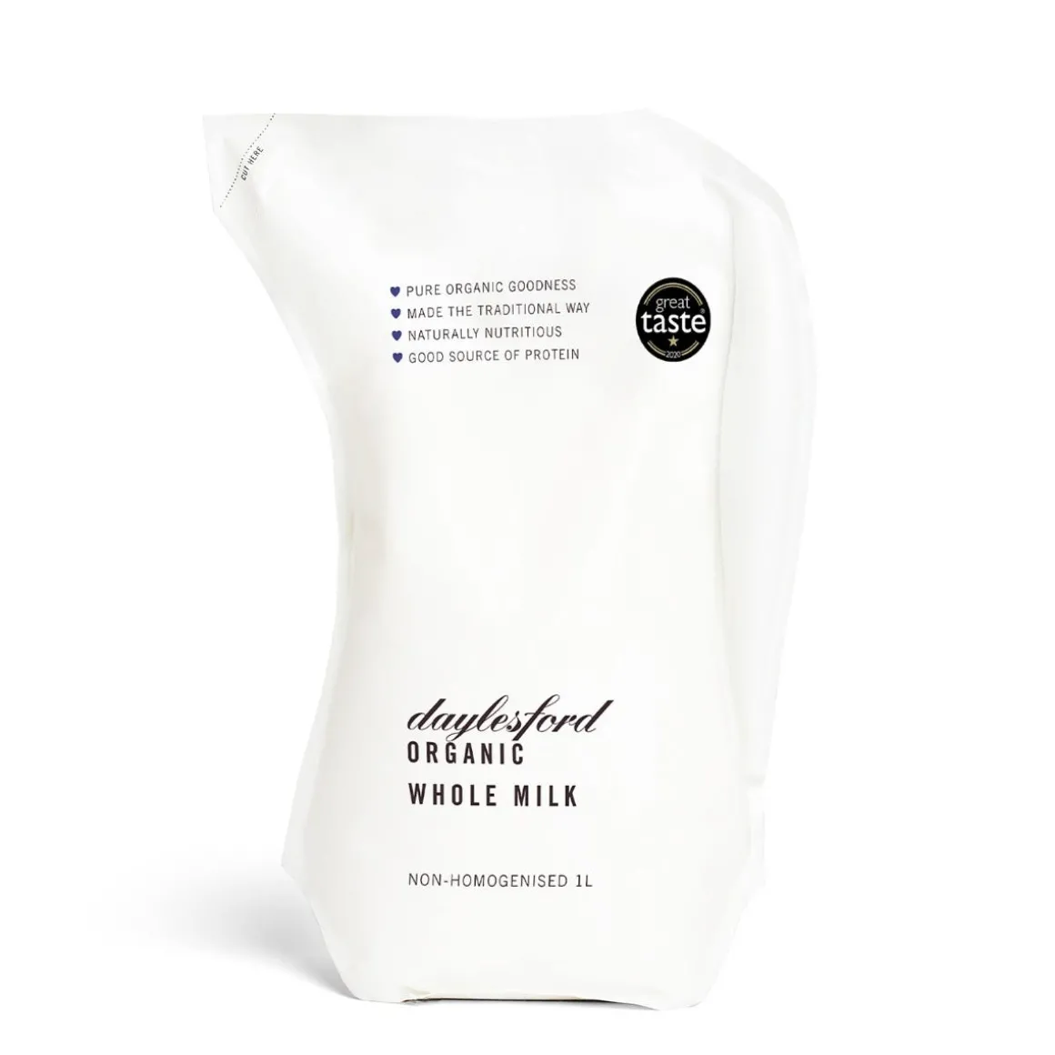 Daylesford Organic Dairy & Eggs>Organic Non-Homogenised Whole Milk