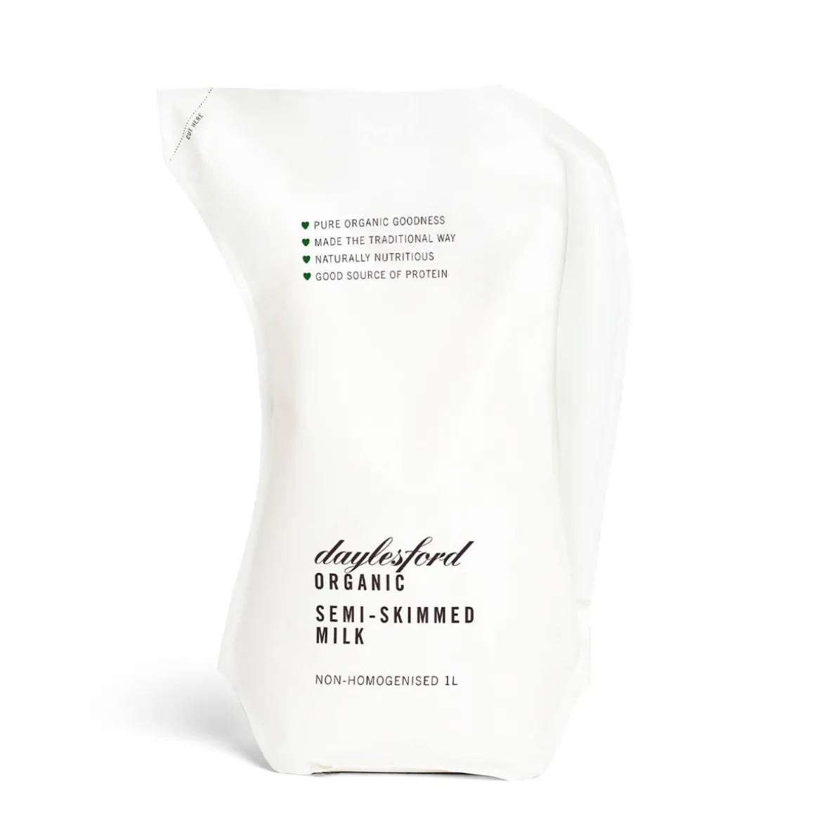 Daylesford Organic Dairy & Eggs>Organic Semi-Skimmed Milk