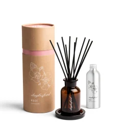 Daylesford Organic Candle & Diffuser Gift Sets>Rose Diffuser Gift Set