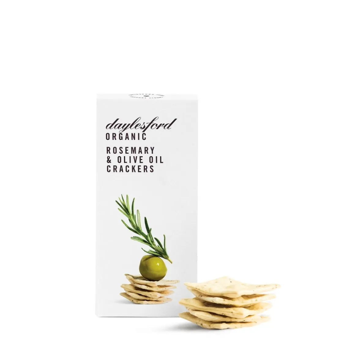Daylesford Organic Savoury Biscuits & Crackers>Rosemary & Olive Oil Crackers