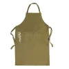 Daylesford Organic Aprons & Tea Towels>Saddlers Apron Khaki Green