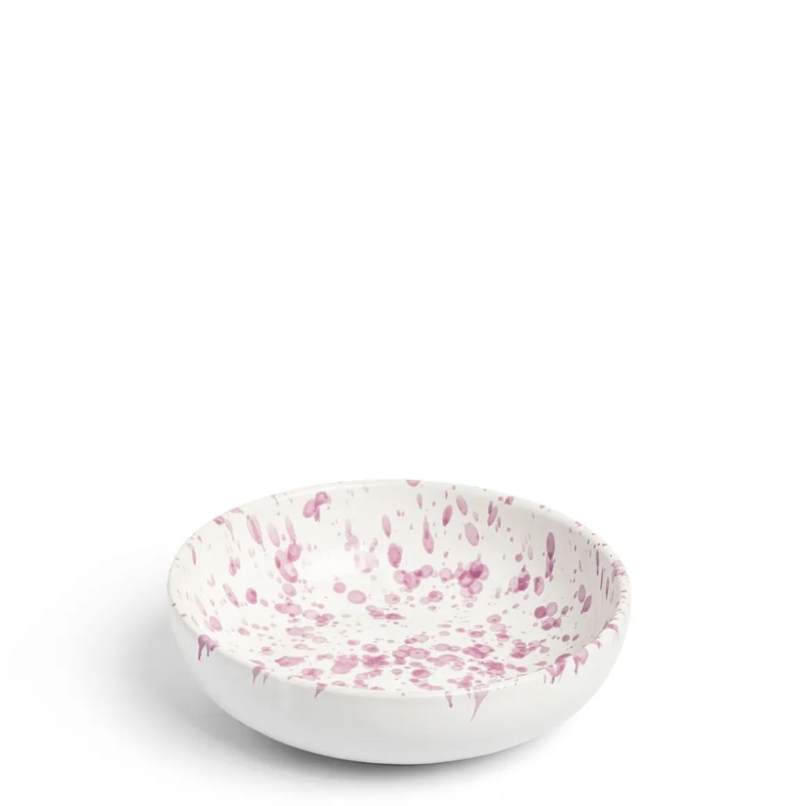 Daylesford Organic Tableware>Solstice Splatter Medium Bowl Lilac Ceramic