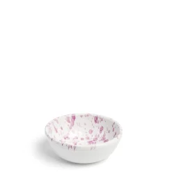 Daylesford Organic Tableware>Solstice Splatter Small Bowl Lilac Ceramic