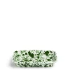 Daylesford Organic Tableware>Splatter Small Rectangular Dish Green Enamel