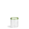 Daylesford Organic Candle Accessories|Candle Accessories>Tealight Candle Holder with Green Rim