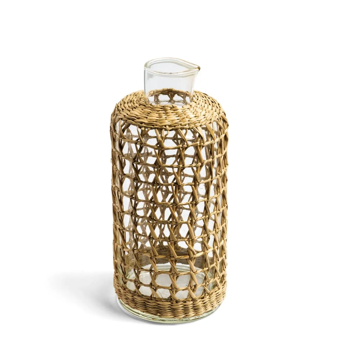 Daylesford Organic Glassware|Tableware>Weave Glass Decanter Large