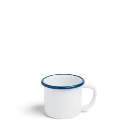 Daylesford Organic Tableware>White & Blue Enamel Mug