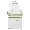 Daylesford Organic Aprons & Tea Towels>White & Green Stripe Apron
