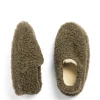 Daylesford Organic Clothing>Wool Slippers Khaki